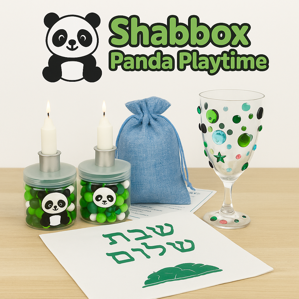 Shabbat Set: Panda Playtime